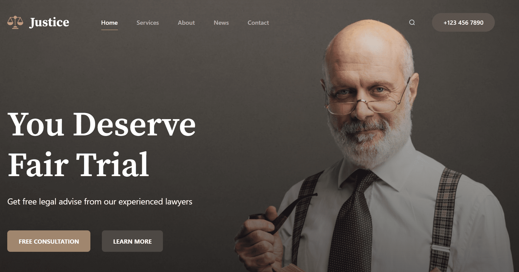 Lawyer Website Template